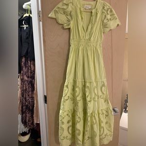 Anthropologie Somerset cut out maxi dress